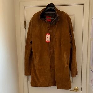 NWT Laverapelle Suede Leather Coat